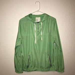 ZINE PISTACHIO GREEN WINDBREAKER PULLOVER JACKET💚